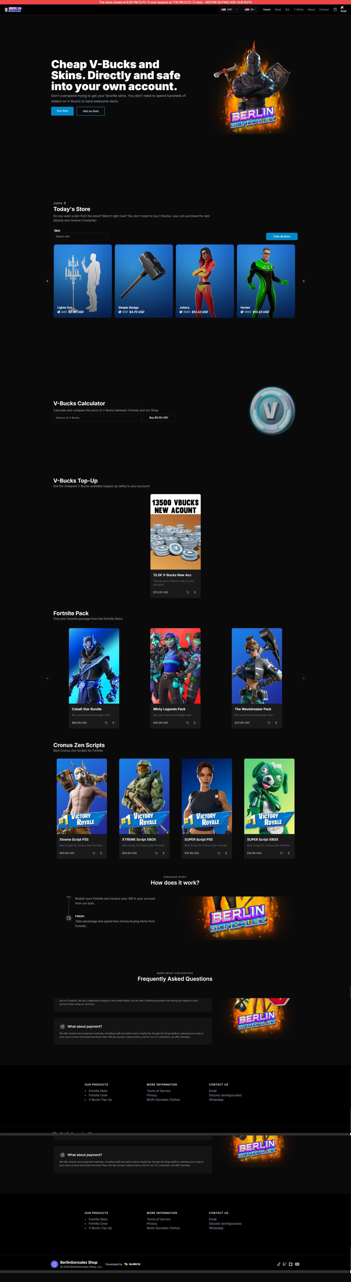 Berlin Gonzalez Shop